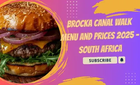Brocka Canal Walk menu and prices