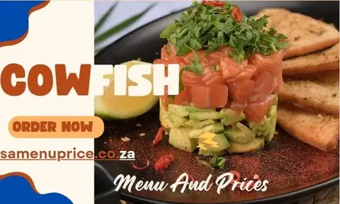Cowfish Waterfall restaurant menu prices in South Africa