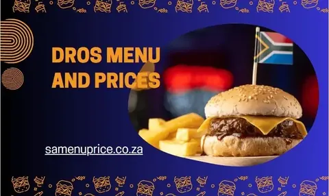 Dros restaurant menu and prices in South Africa