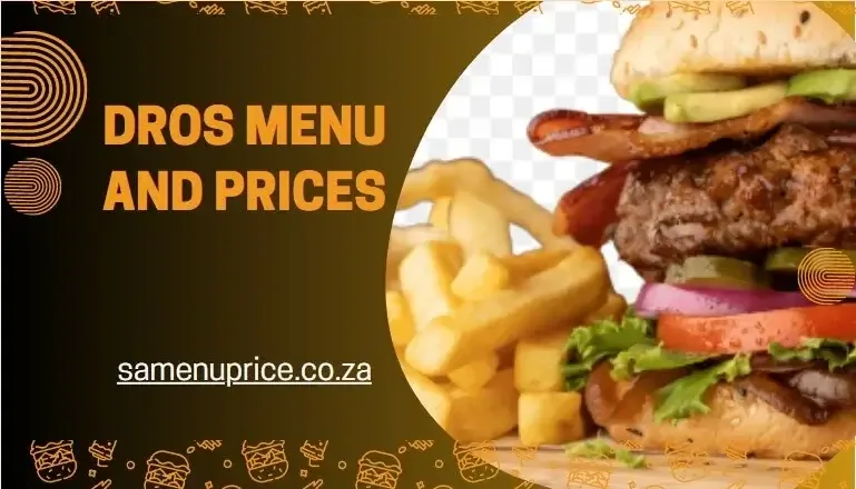 Dros Menu And Prices 2024- South Africa