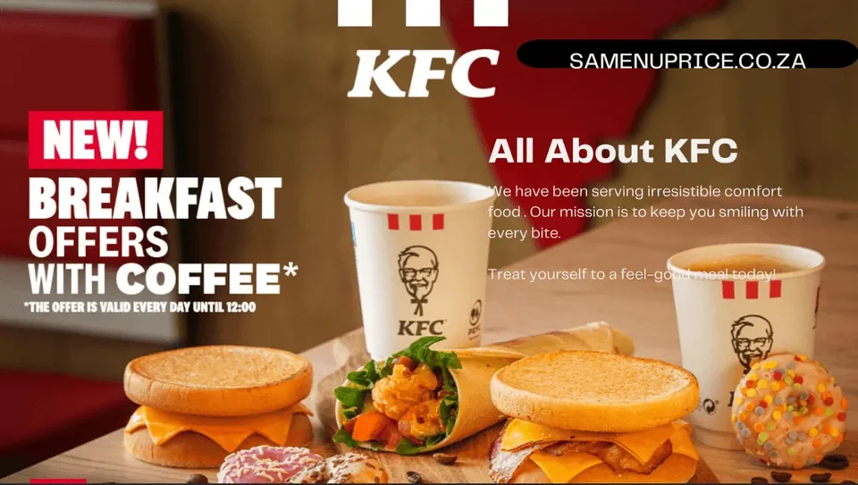 KFC Breakfast Menu And Prices 2024 South Africa