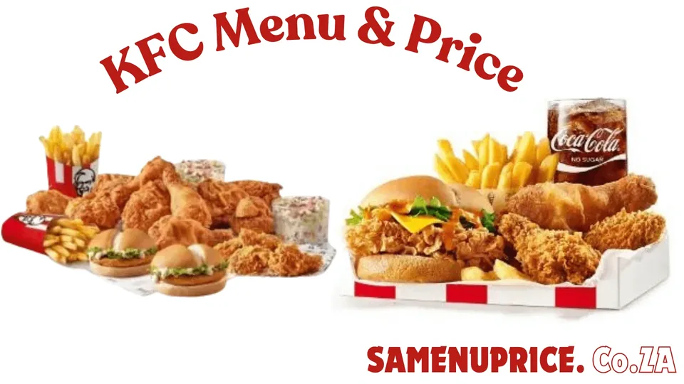 KFC Menu South Africa Prices 2024 - KFC For Sharing