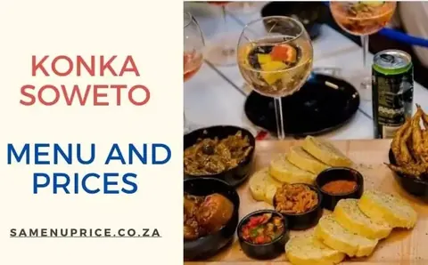 Konka Soweto historical menu prices and venue status