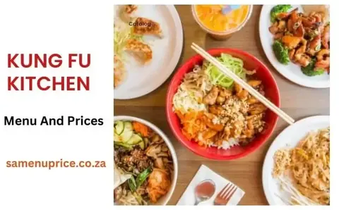 Kung Fu Kitchen Chinese food and sushi menu with current prices