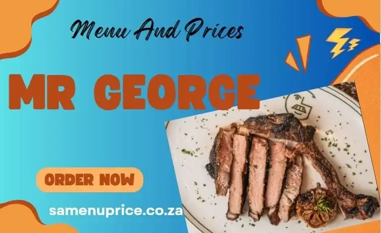 Mr George Melrose Arch menu and prices