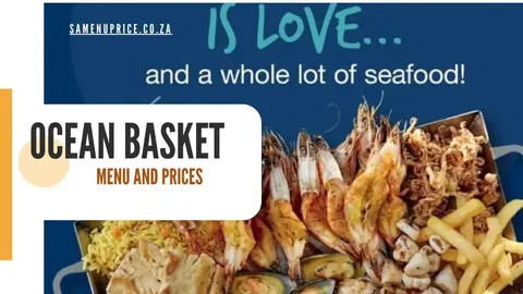 Ocean Basket South Africa seafood and sushi menu prices