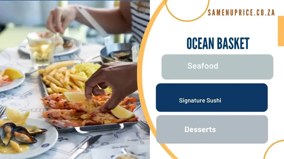 Ocean Basket Menu And Prices 2024 - South Africa