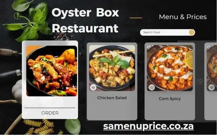Oyster Box Restaurant Menu And Prices 2024 - South Africa