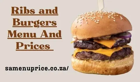Ribs and Burgers South Africa grillhouse menu