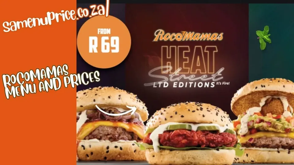Rocomamas Menu Prices 2024 - South Africa