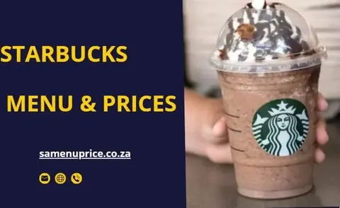 Starbucks South Africa coffee and food menu
