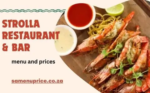 Strolla Restaurant and Bar Sea Point menu prices