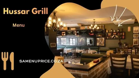 The Hussar Grill South Africa steak menu