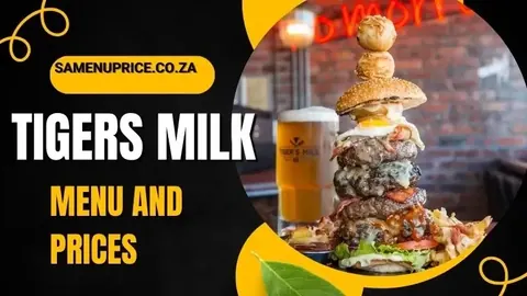Tiger's Milk menu and prices