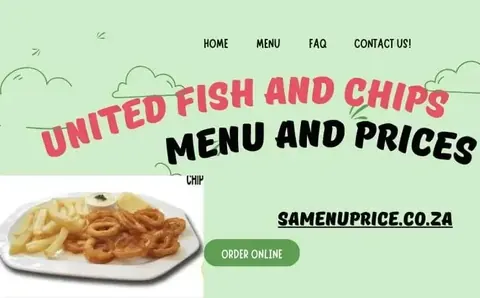 United Fish and Chips Menu and Prices menu and prices