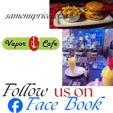 Vapor Cafe Menu And Prices menu and prices