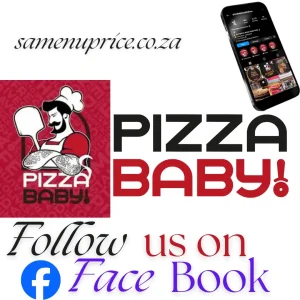 Pizza Baby Menu And Prices 2026 - South Africa